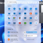 How to Enable or Disable Variable Refresh Rate on Windows 11