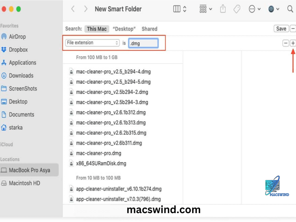 Using Smart Folders