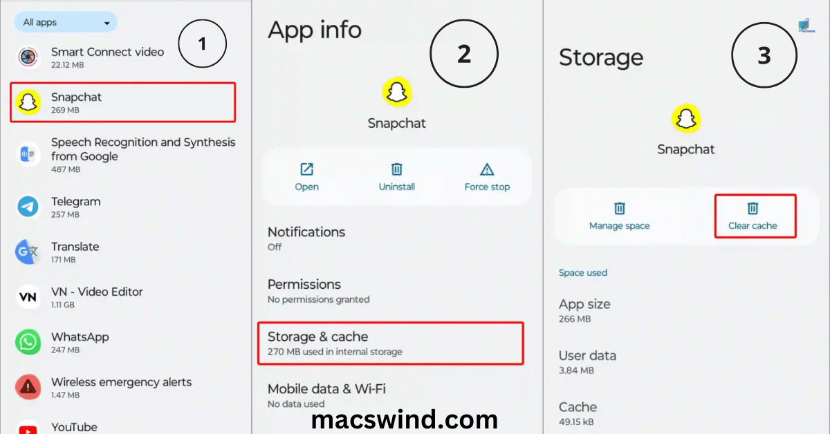 How to Clear Snapchat Cache on Android