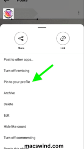 How to Pin Instagram Posts to Your Profile