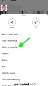 How to Unpin Instagram Posts From Your Profile